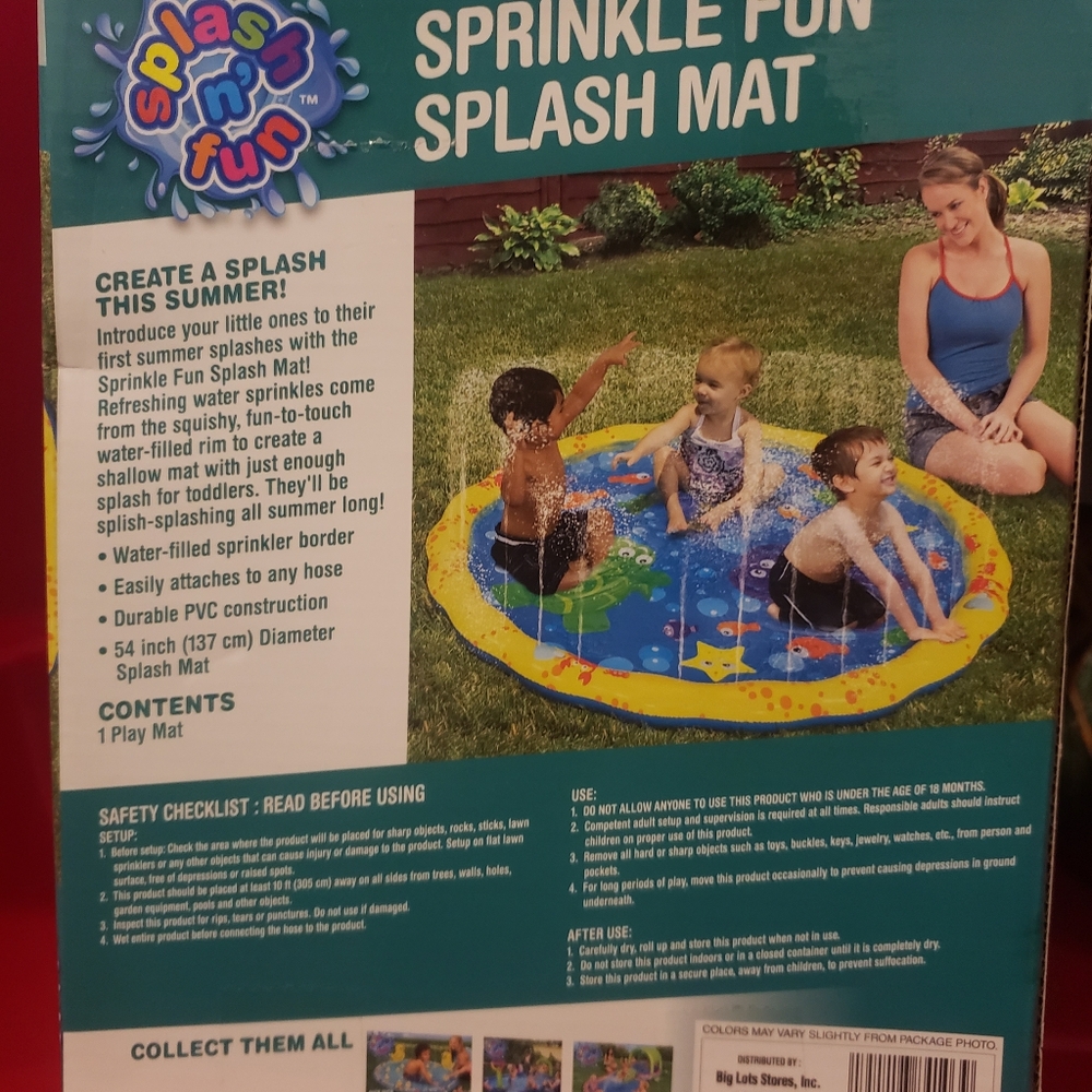 Sprinkle Fun Splash Mat - Picture 3 of 3